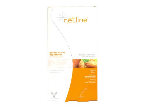 Netline Body Depilatory Wax Strips x