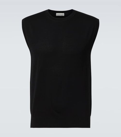 Cotton sweater vest