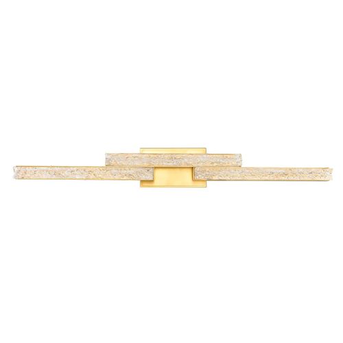 Brass LED Vanity from the Stagger Collection