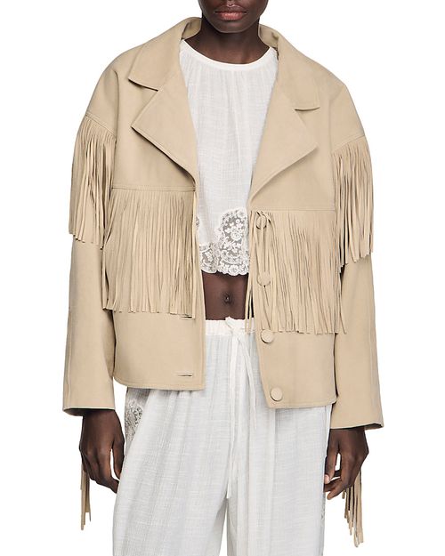 Jackie Fringe Suede Jacket