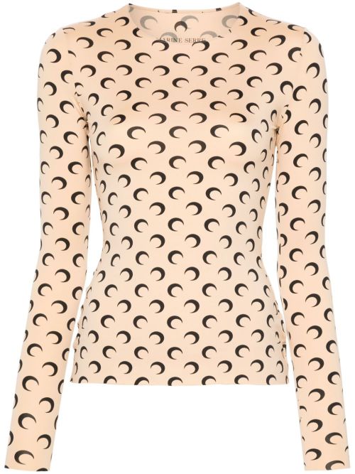 Moon crewneck top
