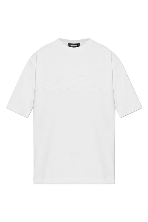Logo Embossed Crewneck T-shirt