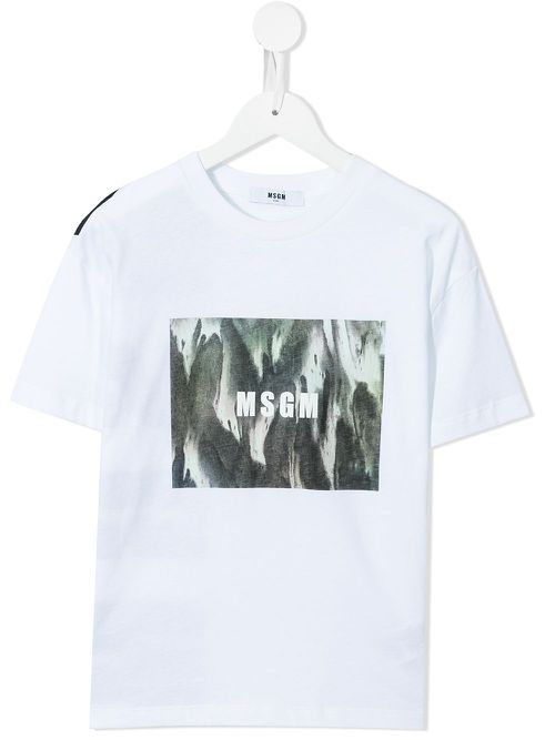 Graphic logo-print T-shirt - White