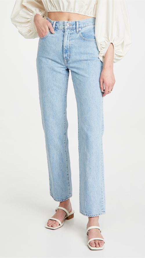 London High Rise Straight Jeans