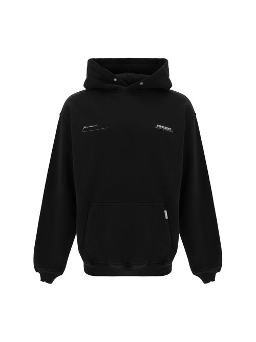 Cotton Hoodie — Black