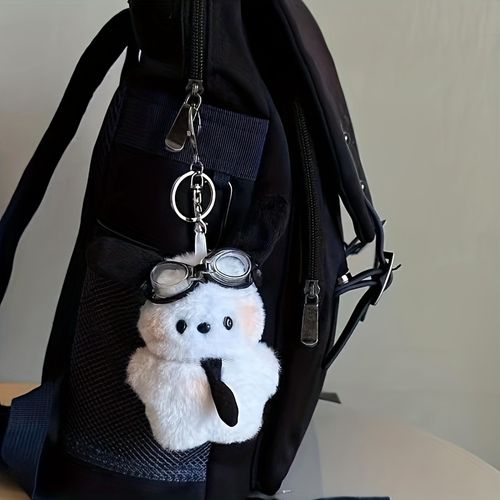 TEMU For Hello Kitty Plush Toy - Soft Stuffed Animal With Black & , Cute For,, Valentine's Day Gifts, All Breeds & Sizes, No Batteries Needed, Plush