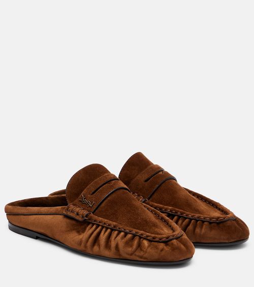 Le Loafer suede mules