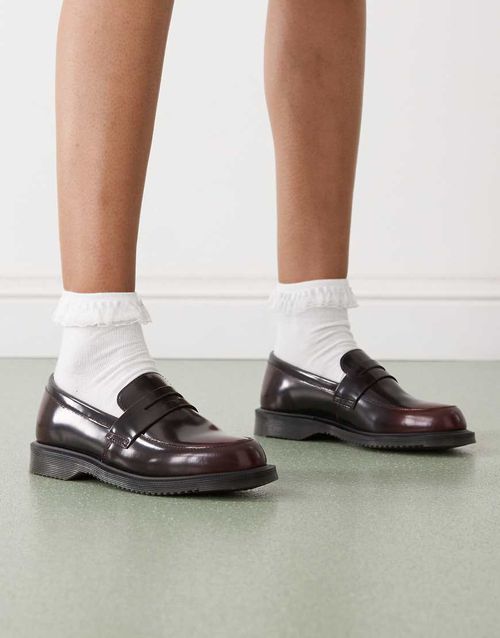 Temera Kensington loafer in cherry red