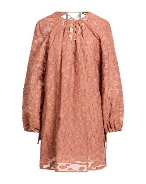 Chocolat Woman Mini dress Salmon pink Size 0 Cotton, Polyamide, Acrylic
