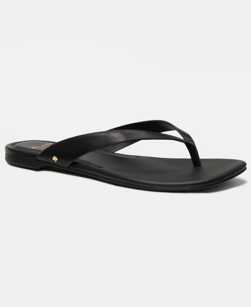 Women's Sandie Flip Flop Slip-On Sandals - Black