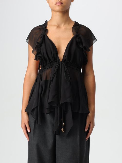 Top CHLOÉ Woman color Black