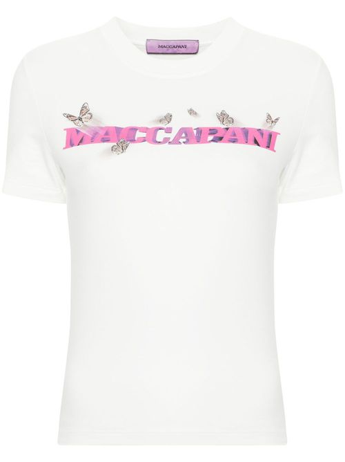 Logo-print cotton T-shirt - White