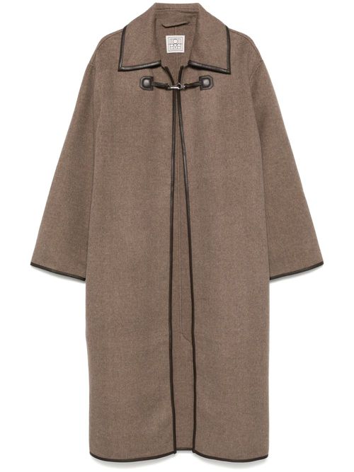 Mélange-effect coat - Neutrals