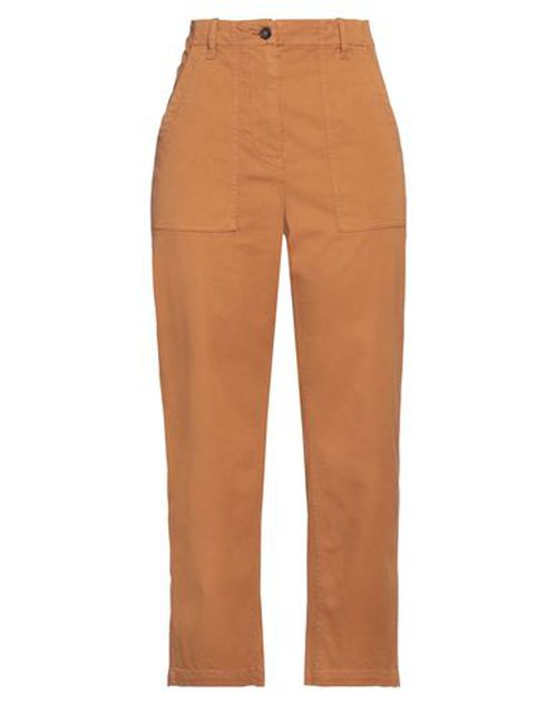 A. b. Woman Pants Camel Size 4 Cotton, Elastane