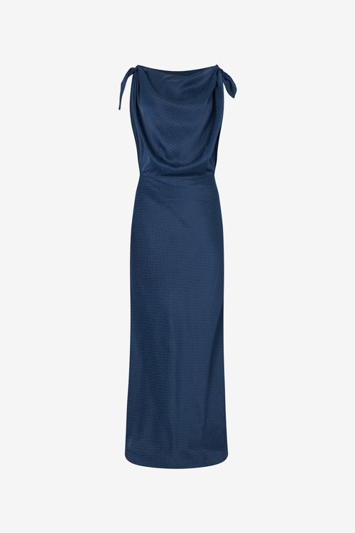 Long Dress With Snake Print