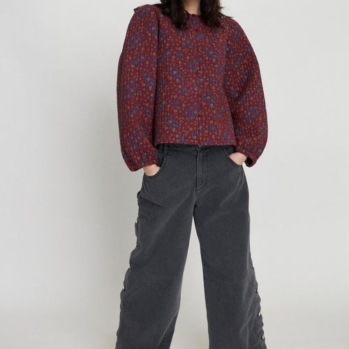 Stella Nova Floral-Print Quilted Cotton Jacket - DK 36/UK 10