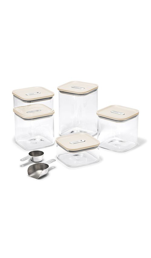 Caraway LOT DE CONSERVATION ALIMENTAIRE EN VERRE 14 PIECE GLASS FOOD STORAGE SET en Crea
