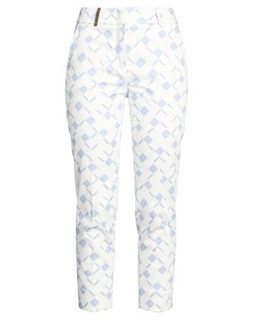 Woman Pants Light blue Size 6 Cotton, Elastane