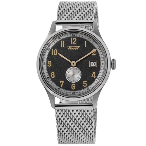 Heritage Small Second 1938 COSC Automatic Grey Dial Steel Men's Watch