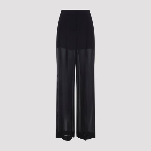 Semi-Sheer Georgette Pants