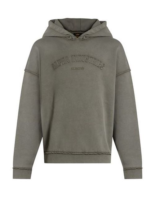 Man Sweatshirt Military green Size M Cotton, Polyester