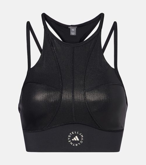 Lamé sports bra