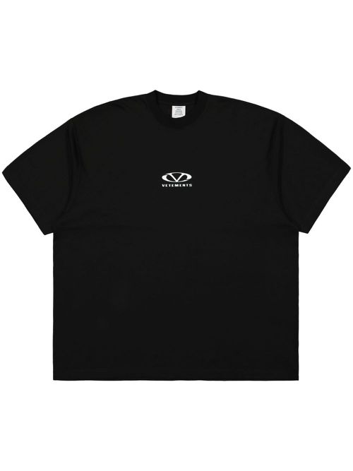 Logo-print T-shirt - Black