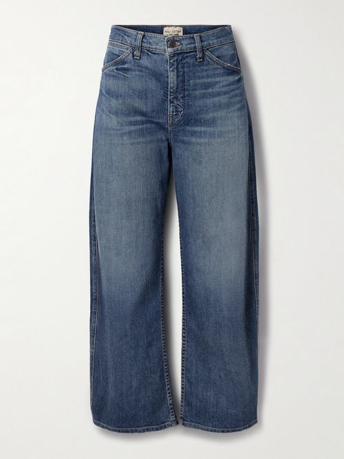 Tribeca High-rise Tapered Jeans - Mid denim