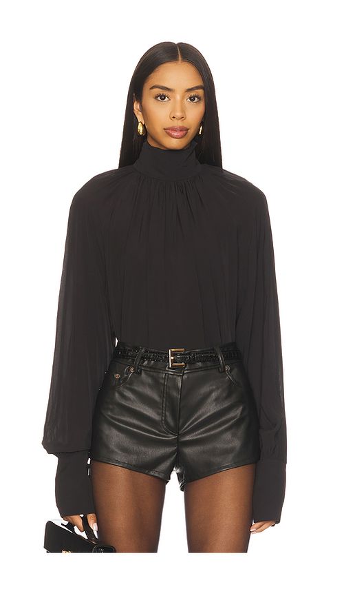 ANINE BING Anne Top in Black. M also in XS