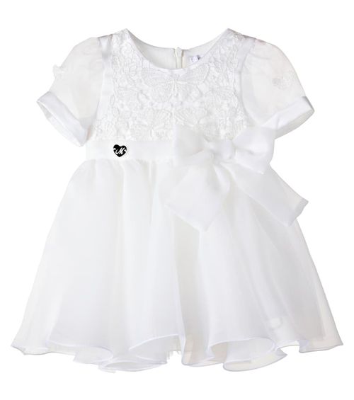 Baby lace-trimmed dress