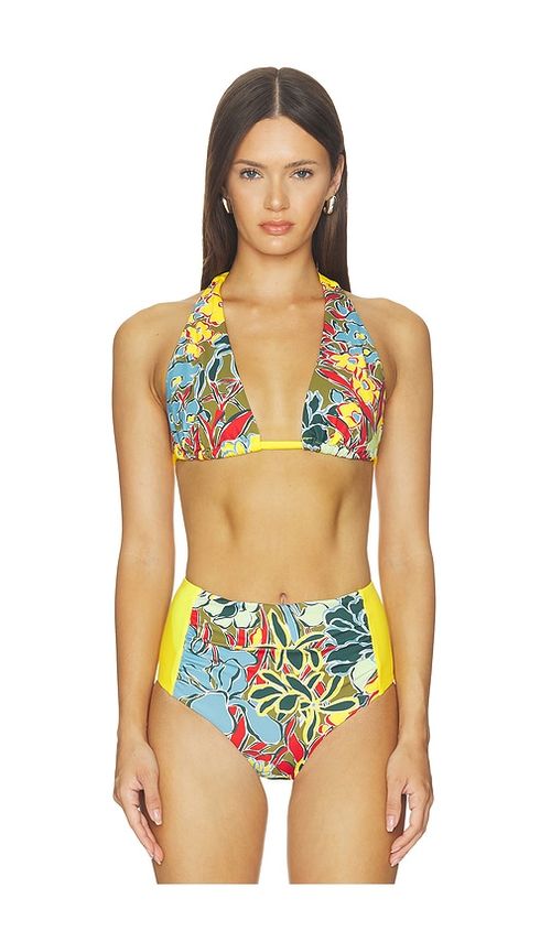 Alemais Solstice Wide Triangle Top in Yellow. - S also in XS