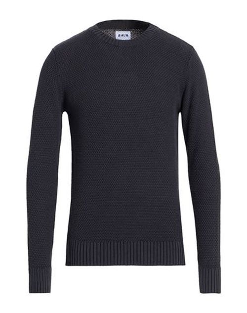 Man Sweater Midnight blue Size L Cotton