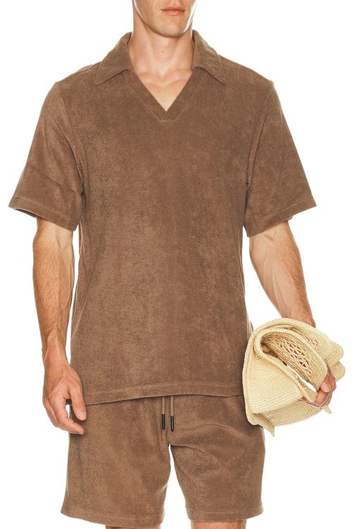 OAS Serif Polo in Brown