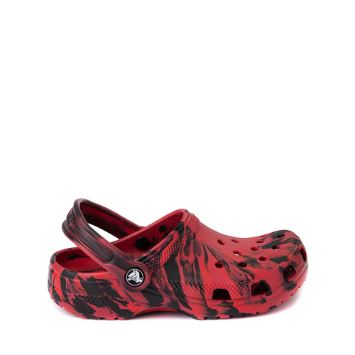 Crocs Classic Clog - Little Kid / Big Kid - Marbled Red / Black