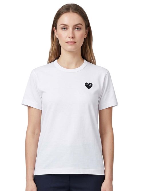 White Logo Crew Neck T-Shirt