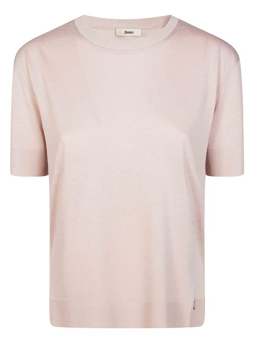 Pink Round Neck T-Shirt