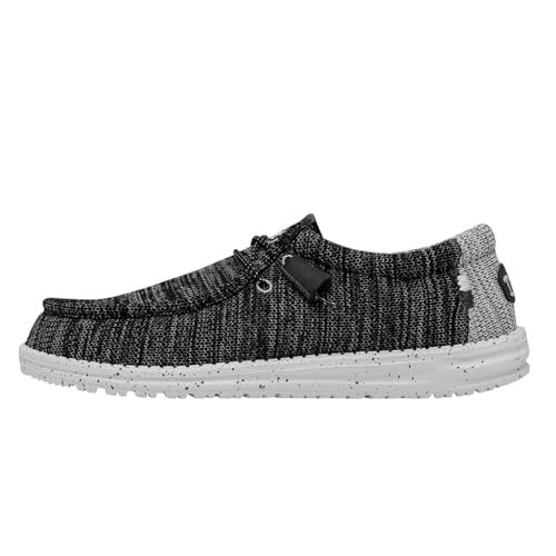 Hey Dude Men's Wally Stretch Mix Meteorite