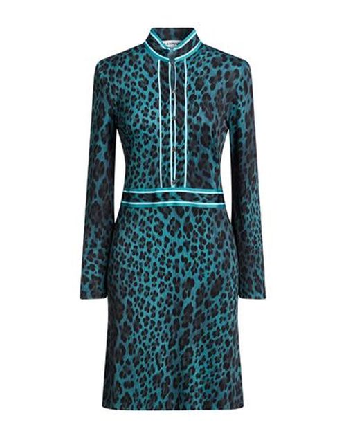 Woman Mini dress Deep teal Size 10 Polyamide