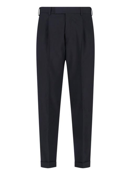 Men's Wool-Blend Stretch Trousers