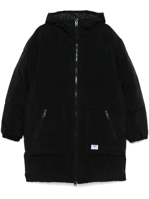 Quilted padded coat - Black