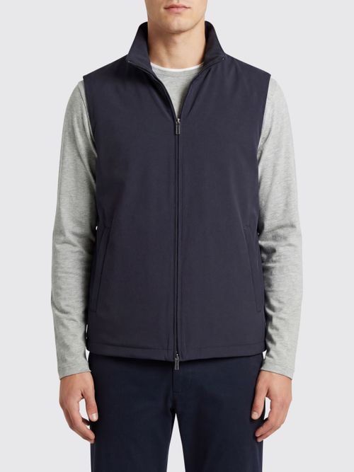 Suit Vest Men color Blue