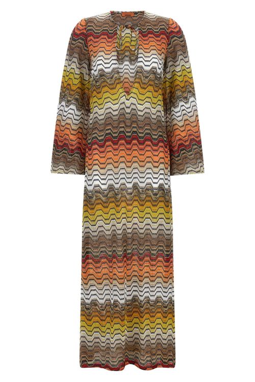 Greek Motif Cover-Up Dress