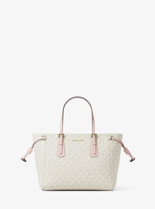 Voyager Extra-Small Signature Logo Convertible Crossbody Bag in Pink - One Size