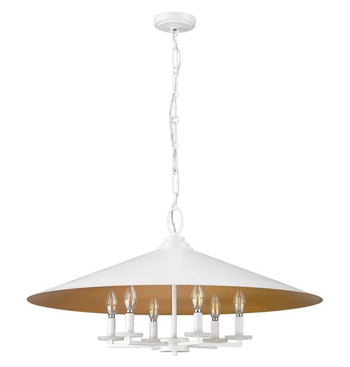 Matte White Pendant from the Rialto Collection