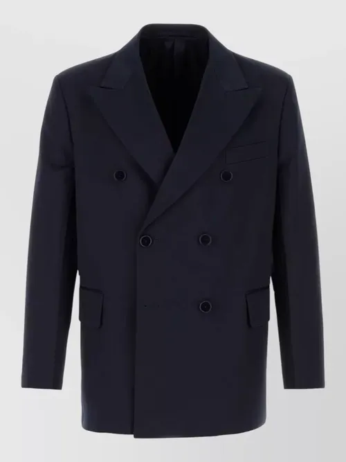 Prada - cotton blazer double breasted notched lape