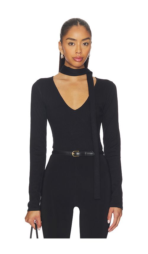 SNDYS STRICK-TOP KIMMY in Black. Größe L. Also in M, S, XL, XS