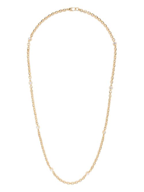 18K Yellow Gold Diamond Necklace - Women's - 18kt Yellow Gold/Diamond