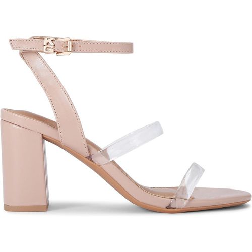 KG Kurt Geiger Womens Fleur Clear Sandals - Blush - Size UK 8