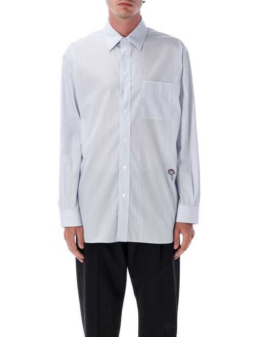 Light Blue Striped T-Shirt for Men