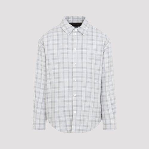Men's Check Flannel Padded Overshirt